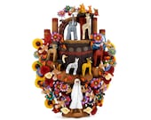 Arbol de la Vida quot Arca de Noé quot - hand-potted Mexican Tree of Life, pottery artwork, ceramic art