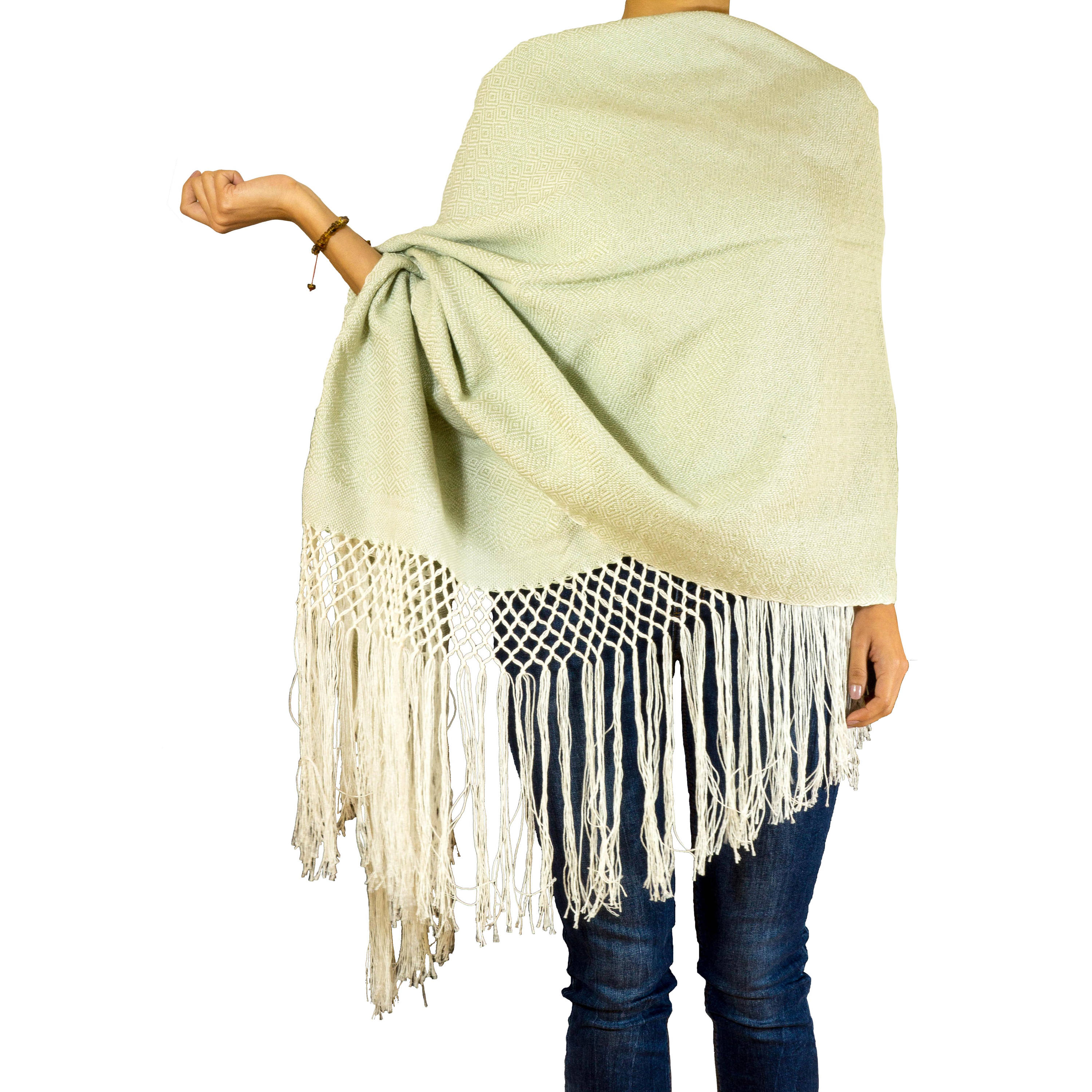 Mexican Rebozo Scarf Menta handwoven with Etsy