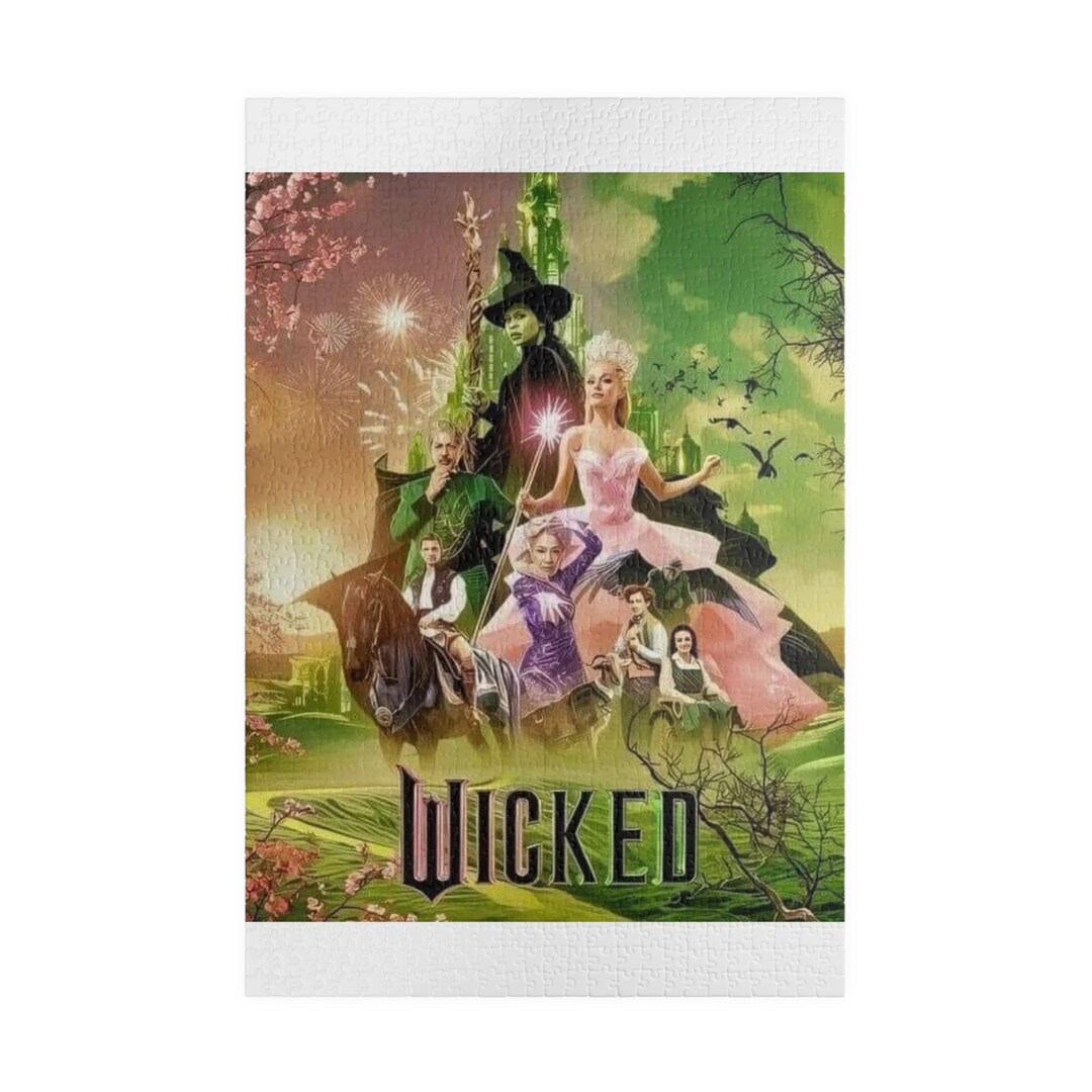 Wicked Musical Poster Puzzle | Jigsaw Puzzle 110-1014 Pieces - Etsy