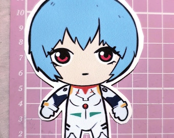 Rei Ayanami waterproof vinyl sticker