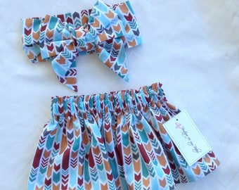 Baby Skirt, Toddler Skirt, Baby Girl Outfit, Skirt, Bow Headwrap, Baby Headwrap, Hair Bow, Headwrap, Big Bow, Girl Skirt