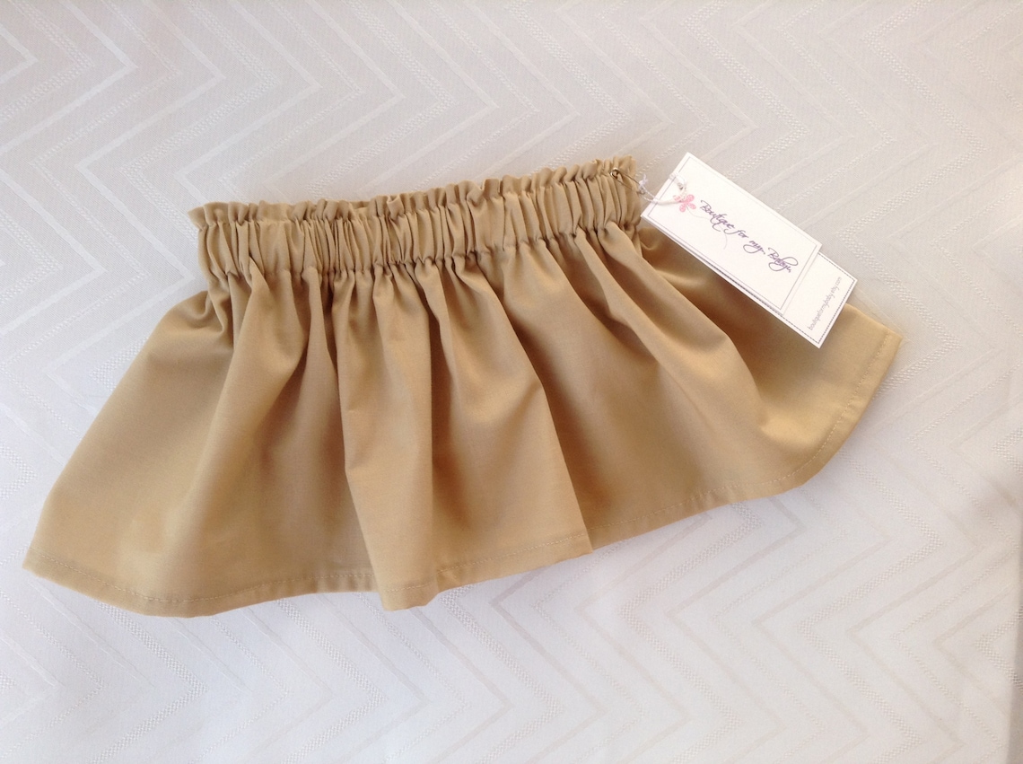 Khaki Baby Skirt Toddler Skirt Baby Girl Outfit Skirt Bow Etsy