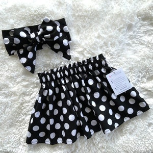 Black and white skirt toddler hot sale