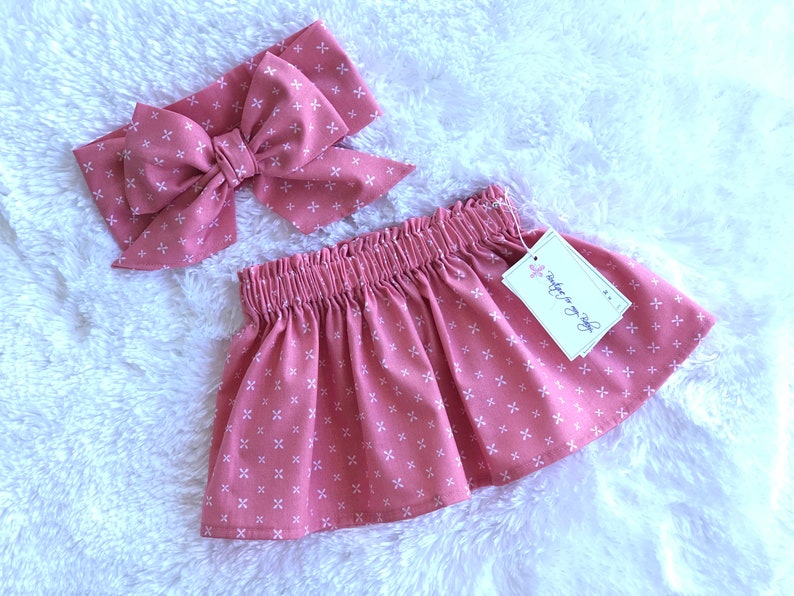 Baby Skirt Toddler Skirt Baby Girl Outfit Skirt Bow Etsy