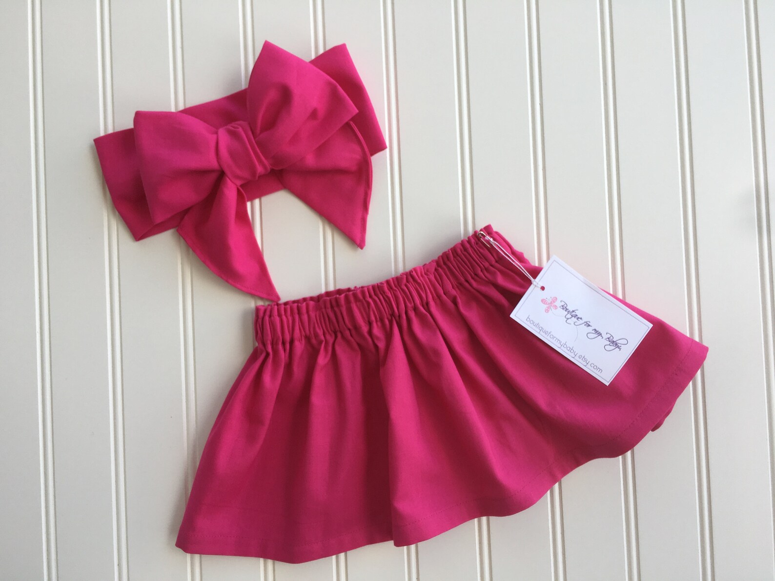 Hot Pink Skirt Baby Skirt Toddler Skirt Baby Girl Outfit Etsy