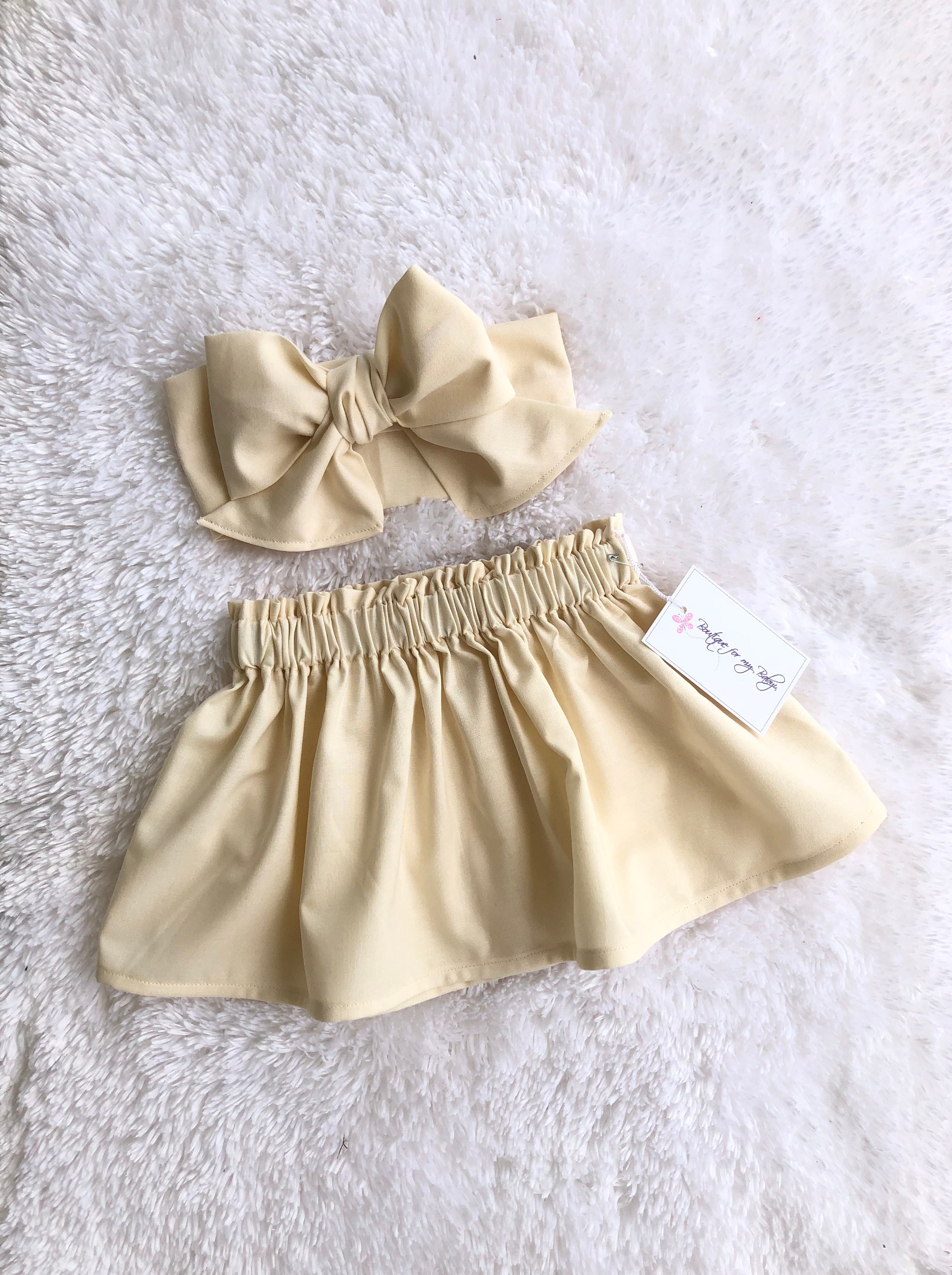 Ivory Baby Skirt Baby Skirt Toddler Skirt Baby Girl Outfit Etsy