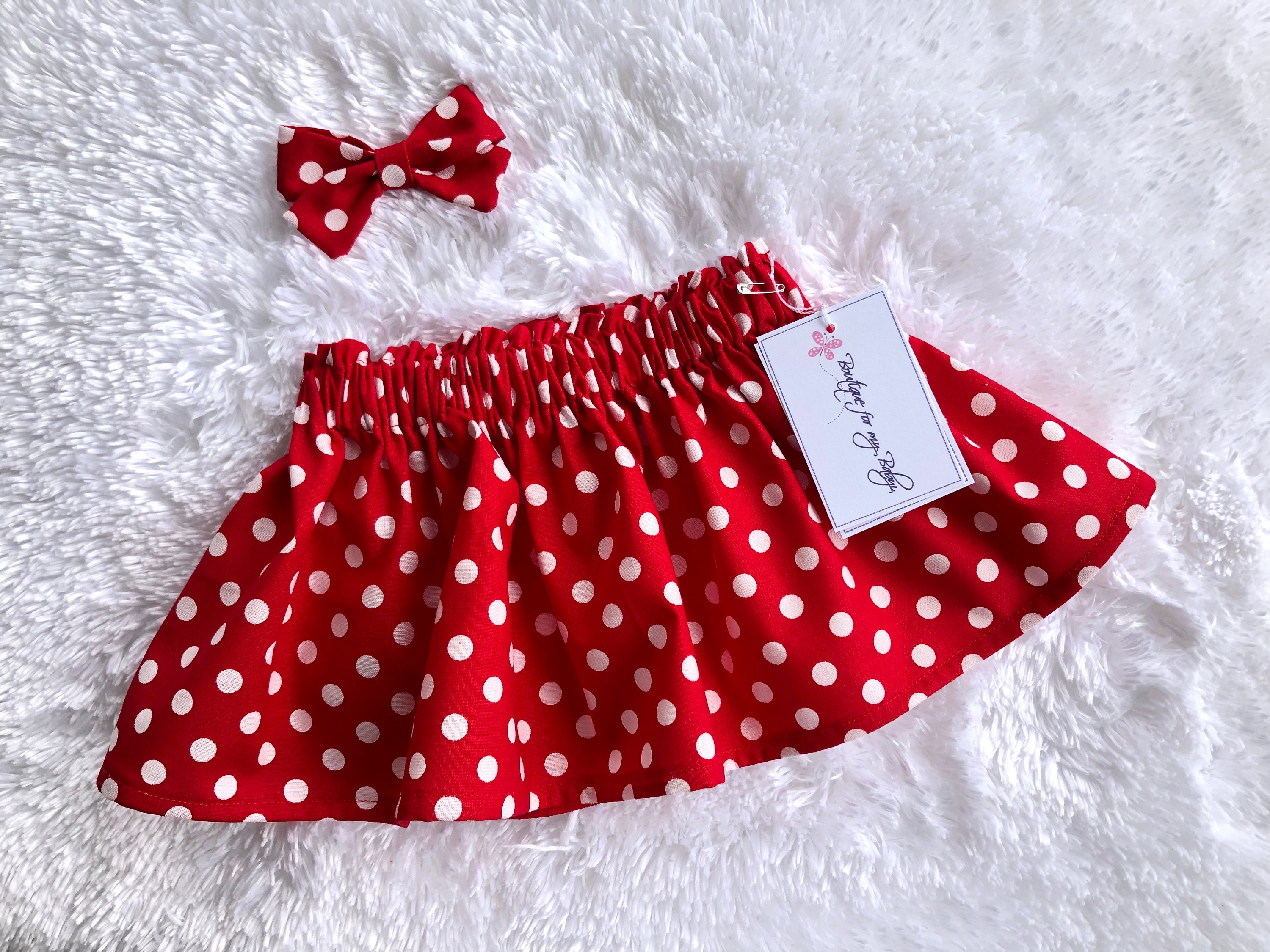 Minnie Mouse Skirt Baby Skirt Toddler Skirt Skirt Bow | Etsy