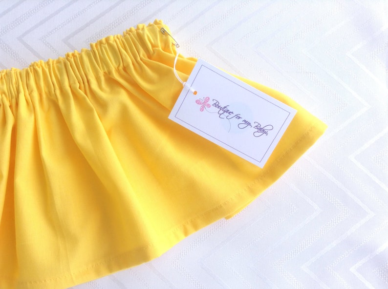 Yellow skirt Baby Skirt Toddler Skirt Baby Girl Outfit Etsy