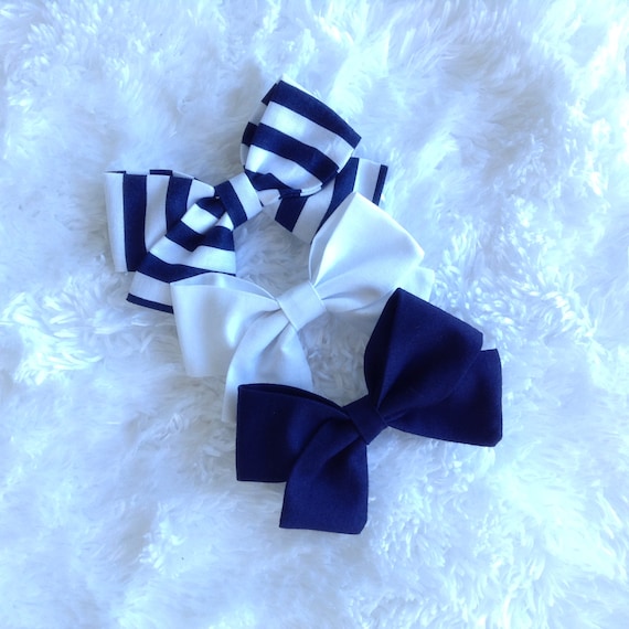 Newborn Baby Bow Headbands, Neutral Baby Girl Hair Bows, Soft Stretch Nylon Headband Set, Handmade Baby Gift
