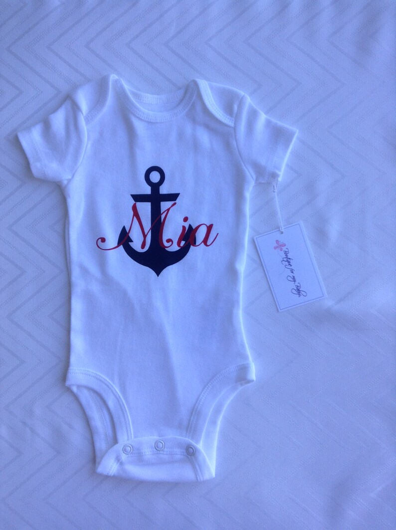 monogram onesie girl
