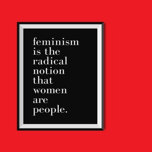 Feminism Poster, Feminist Art, Dorm Room Decor, Feminist Gift, Girlboss Poster, Empowered Women, Feminism Print, Dorm Poster, Strong Women