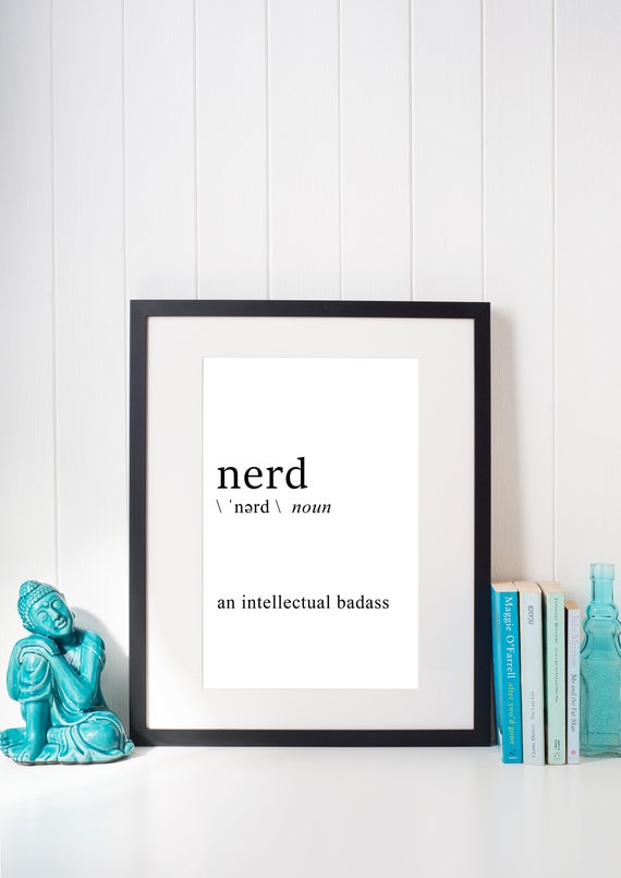 Dorm Room Decor Nerd Definition Nerd Poster Funny Dorm Print Dorm Decor Dorm Decor Wall Dorm Decor For Guys Dorm Room Sign Nerd Gift