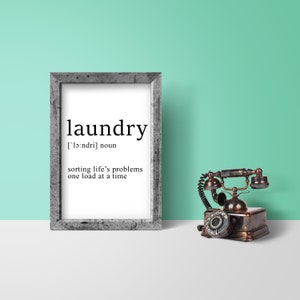 Laundry Definition, Laundry Room Decor, Printable Laundry Art, Laundry Home Decor, Laundry Room, Word Definition, Laundry Room Sign, Fun Art image 4