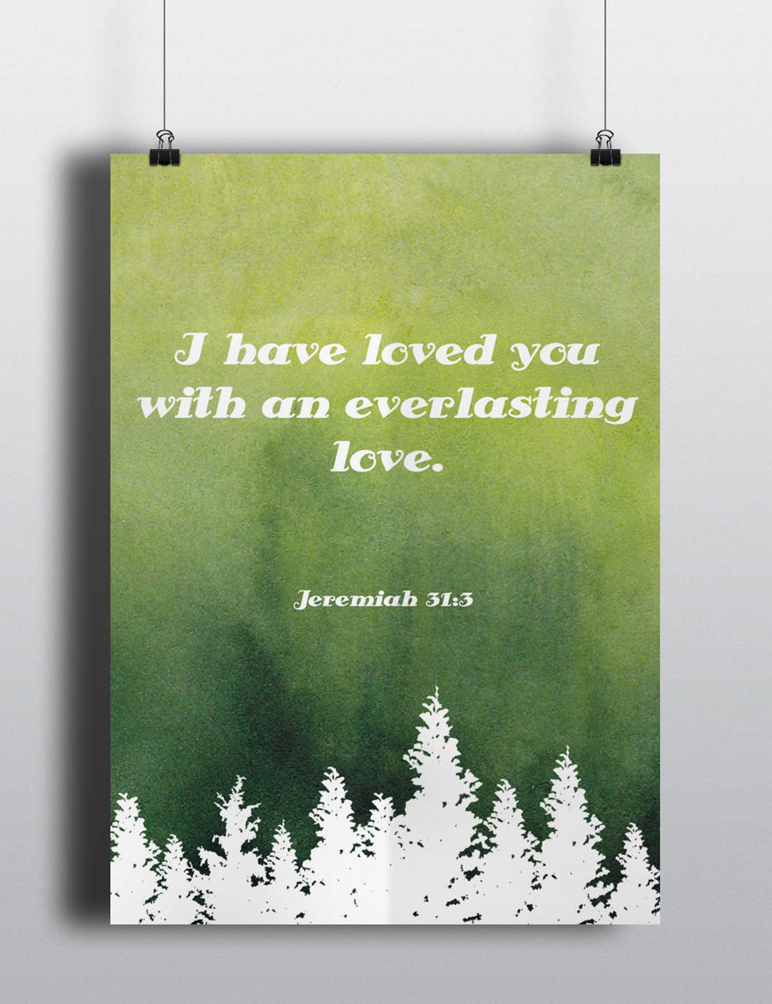 Bible Verse Wall Art Printable, Bible Quote Print, Christian Wall Art ...