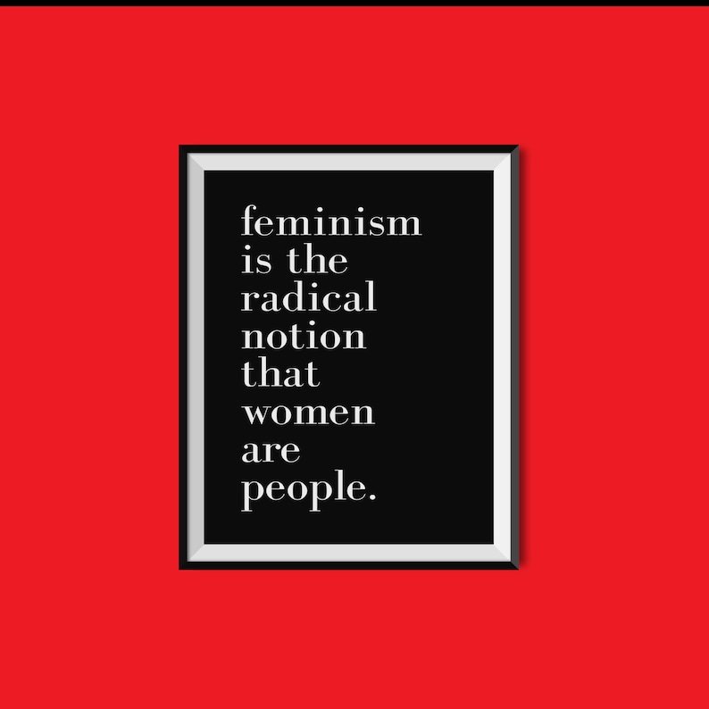 Feminism Poster Feminist Art Dorm Room Decor Feminist Gift Etsy
