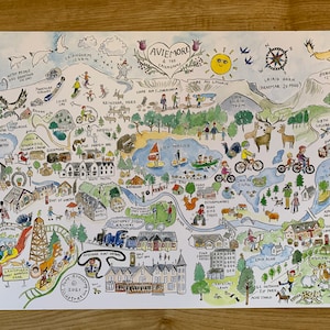 A4 or A3 Aviemore and the Cairngorms Print