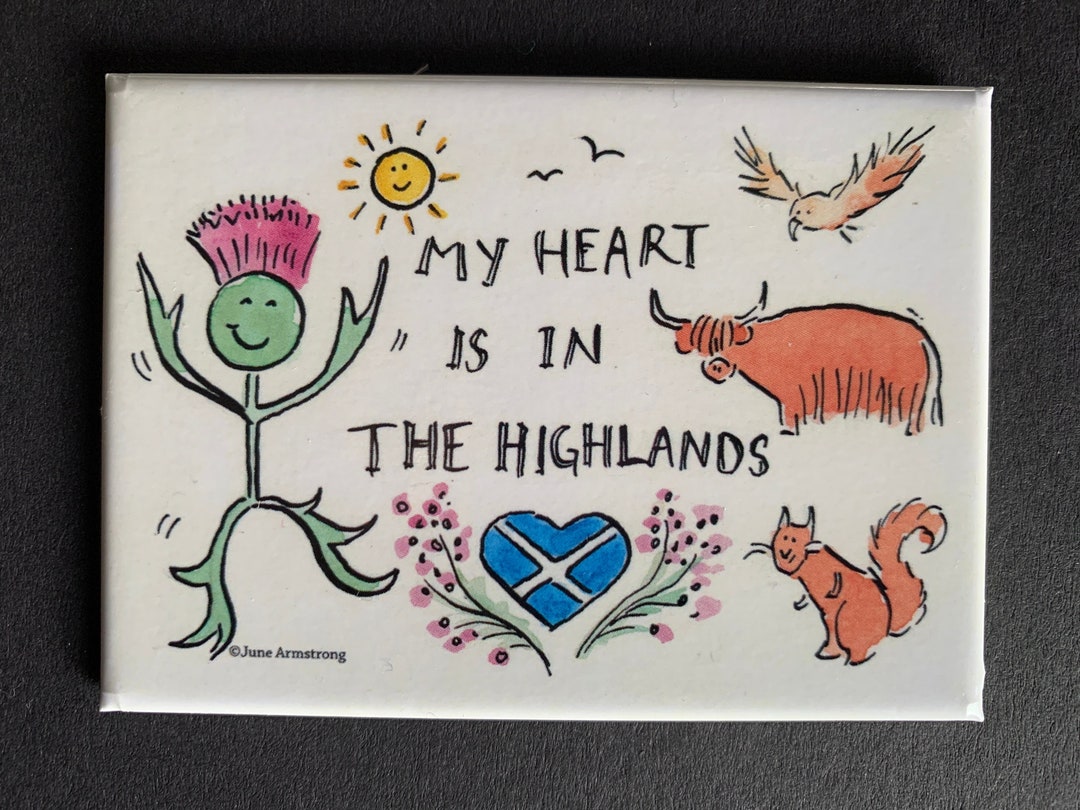 Scottish Fridge Etsy