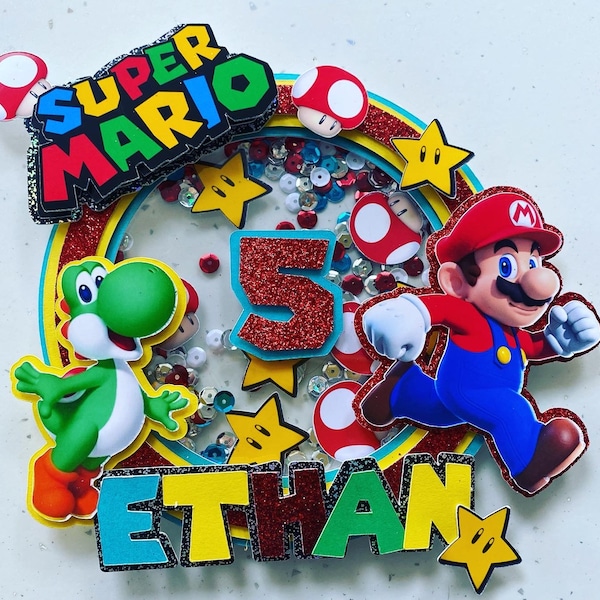 Super Mario Cake Topper