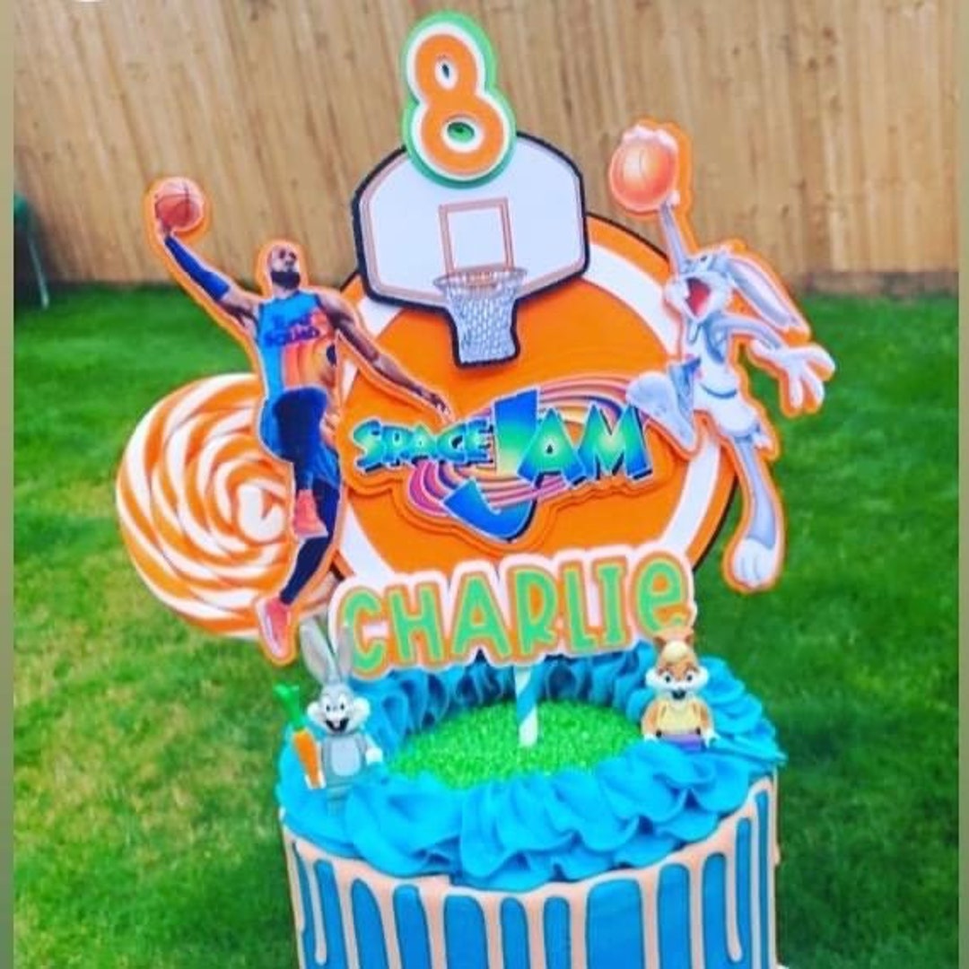 Space Jam Cake Topper - Etsy
