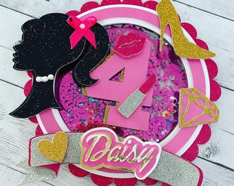 Barbie cake topper (shaker)