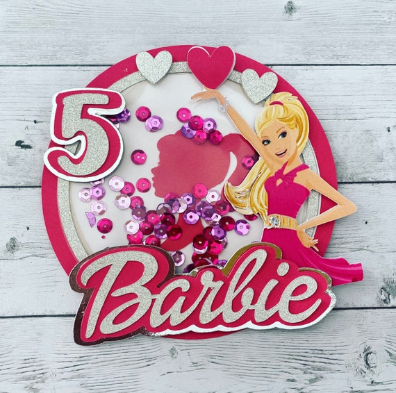 Barbie Shaker Cake Topper 