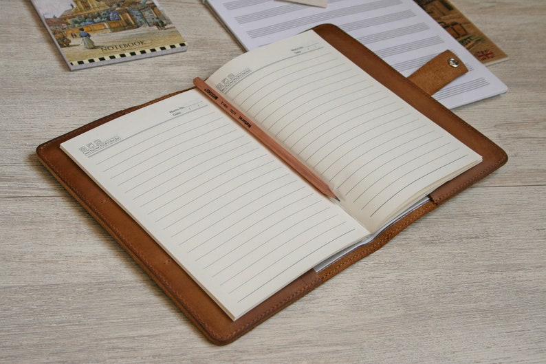Leather Notebook Cover A5 Personalized Cover A5 Etsy