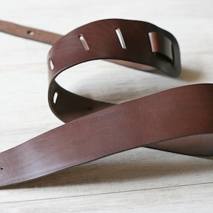 Handmade Leather Guitar Strap: Personalized Acoustic, Electric Guitar