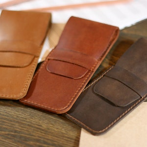 Pen holder Leather Pen case  Personalized pen holder  Handmade leather holder  leather holder  Leather holder Pen Gift  Gift leather holder