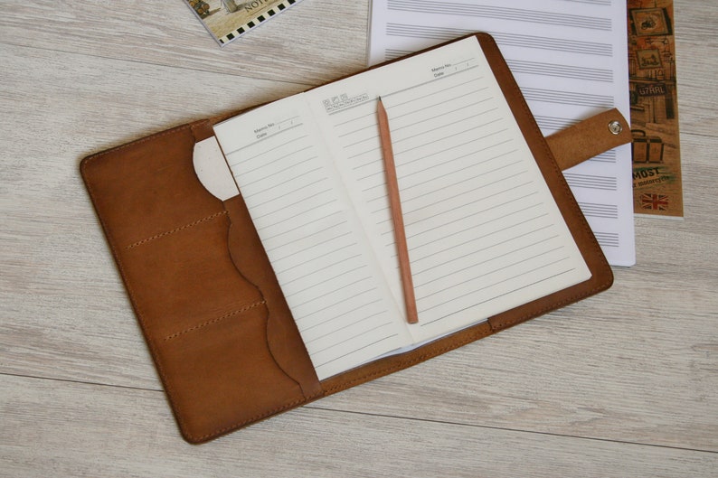 Leather Notebook Cover A5 Personalized Cover A5 Etsy