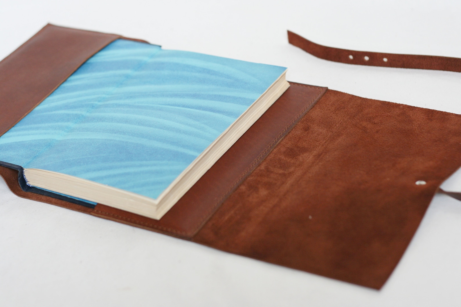 Couverture de livre en cuir fait main Couverture en cuir Etsy