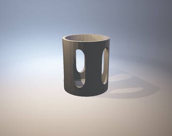 TMNT Secret of The Ooze Canister 3D Printable End Cap Instant Download ***PRICE REDUCED***