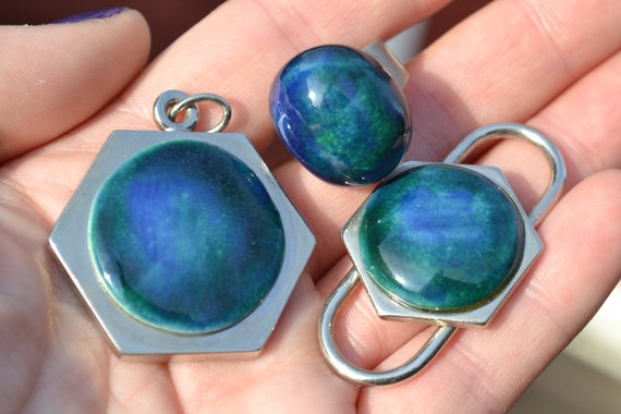 Ebba Jensen Mid Century Jewelry Set, Vintage Jewel