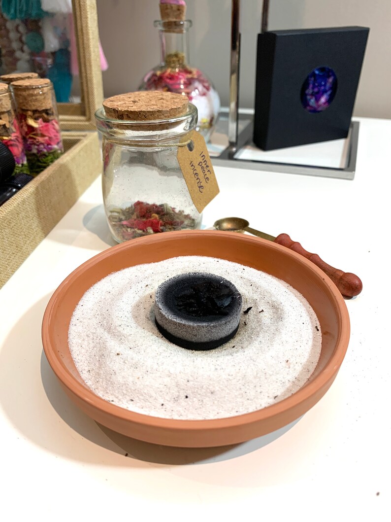 Self Igniting Charcoal Disks Incense Burner Etsy