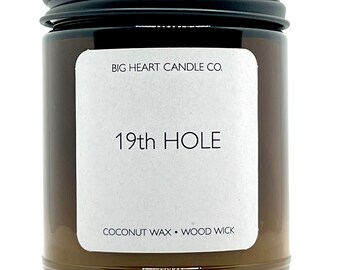 19th hole luxury coconut wax candle