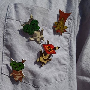 Handmade Korok Acrylic Pin~ The Legend of Zelda