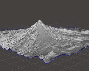 Mt Hood 3D tile