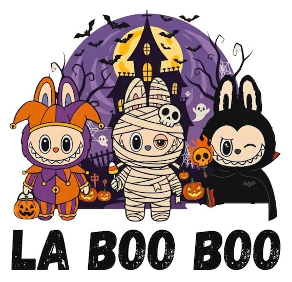 ハロウィン La Boo Boo Labubu ぬいぐるみ おもしろい 怖い かわいい
