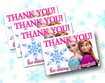 Frozen Goodie Bags Tags | Frozen Party Favors | Frozen Party Decor | Frozen Party Supplies | Printable Frozen Birthday Decorations