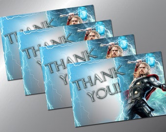 Thor Goodie Bags Printable | Thor Thank You Cards | Thor Printables | Thor Party Favors | Thor Goodie Bag Labels Tags | Digital Download