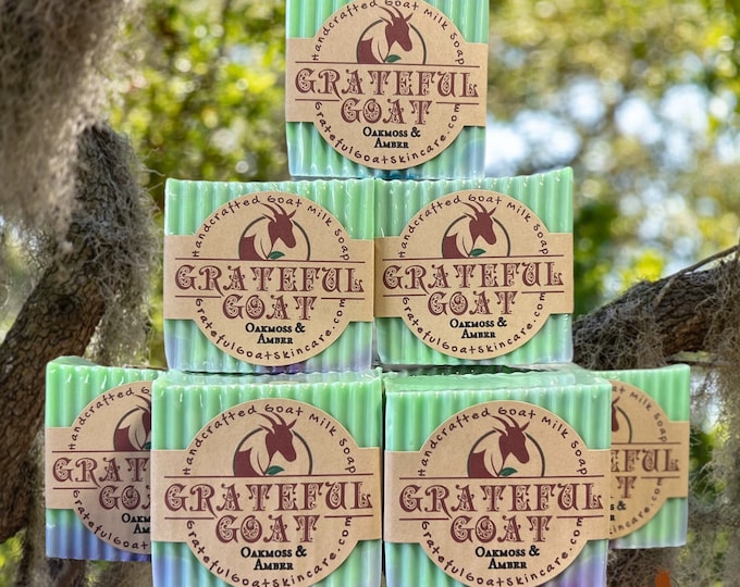Oakmoss and Amber Goat Milk Soap