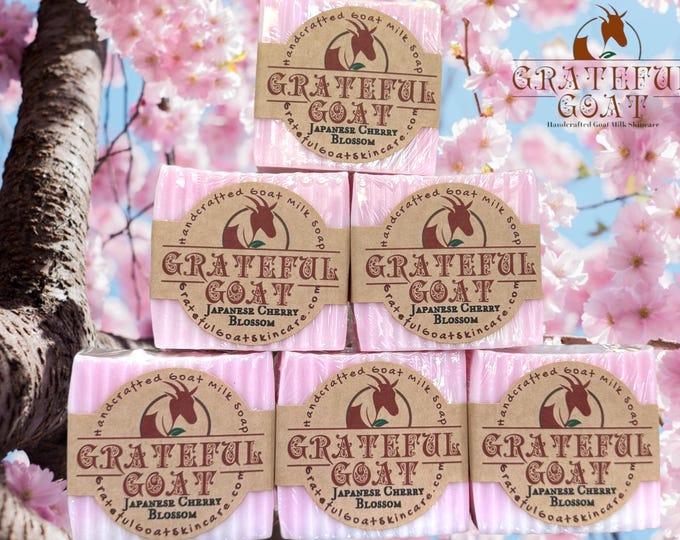 Japanese Cherry Blossom Goat Milk Soap