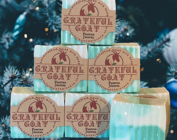Frosted Juniper Goat Milk Soap