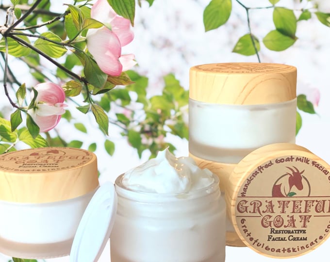 Restorative Goat’s Milk Facial Cream, unscented with SPF