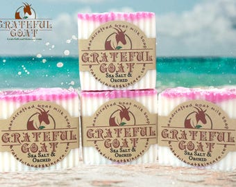Sea Salt and Orchid Goat Milk Soap