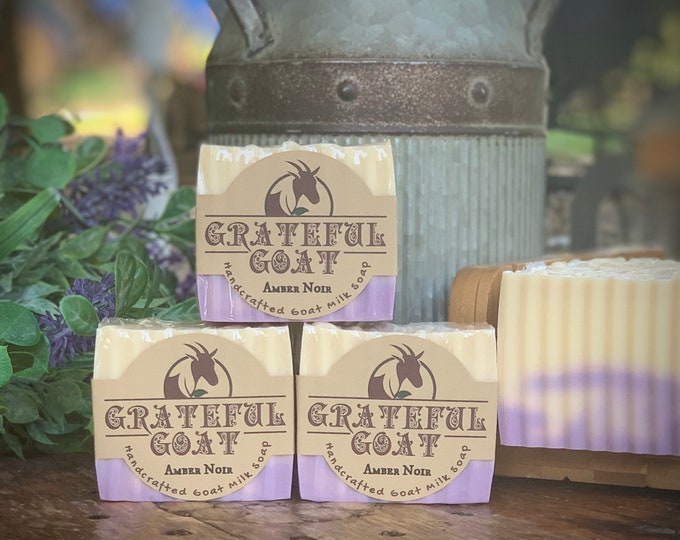 Amber Noir Goat Milk Soap