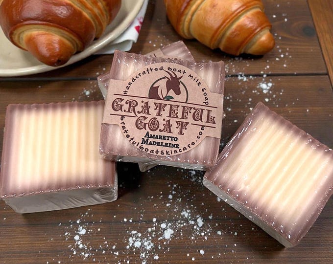 Amaretto Madeleine Goat Milk Soap