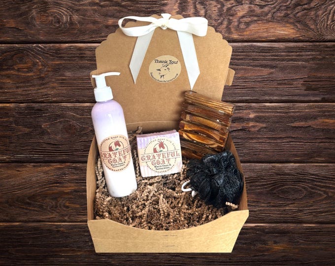 White Orris & Sandalwood Goat’s Milk Gift Set