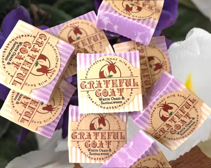 White Orris & Sandalwood Goat Milk Soap
