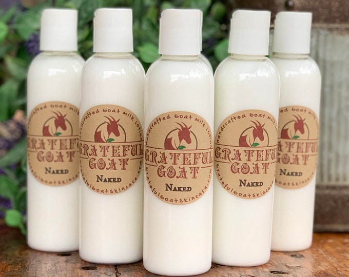 Naked Goat Milk Lotion , 4oz Unscented