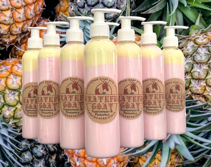 Passionfruit & Pineapple Goat Milk Lotion, 8oz